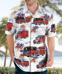 Hardee County Florida Fire Department 3D Hawaiian Shirt Product Photo 4