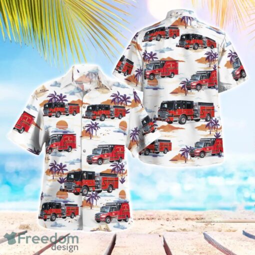 Hardee County Florida Fire Department 3D Hawaiian Shirt Product Photo 1