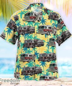 Harrison, New York, Harrison Fire Department Hawaiian Shirt Summer Beach Shirt Product Photo 2