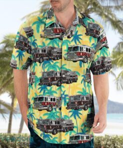 Harrison, New York, Harrison Fire Department Hawaiian Shirt Summer Beach Shirt Product Photo 3