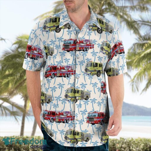 Hartsdale Fire Department, New York Hawaiian Shirt Beach Summer Shirt Product Photo 2