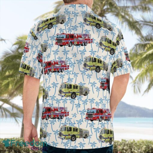 Hartsdale Fire Department, New York Hawaiian Shirt Beach Summer Shirt Product Photo 3