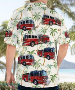 Hartwell, Georgia, City Of Hartwell Fire Department Beach Hawaiian Shirt Product Photo 2