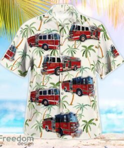 Hartwell, Georgia, City Of Hartwell Fire Department Beach Hawaiian Shirt image Hartwell, Georgia, City Of Hartwell Fire Department Beach Hawaiian Shirt Product Photo 3