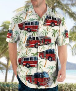 Hartwell, Georgia, City Of Hartwell Fire Department Beach Hawaiian Shirt image Hartwell, Georgia, City Of Hartwell Fire Department Beach Hawaiian Shirt Product Photo 4