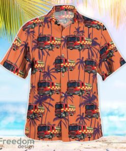 Hertfordshire Fire and Rescue Service Summer Hawaiian Shirt Product Photo 3