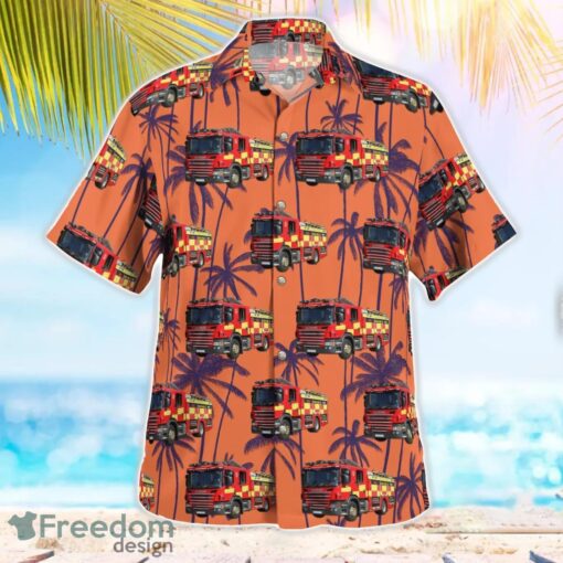 Hertfordshire Fire and Rescue Service Summer Hawaiian Shirt Product Photo 3