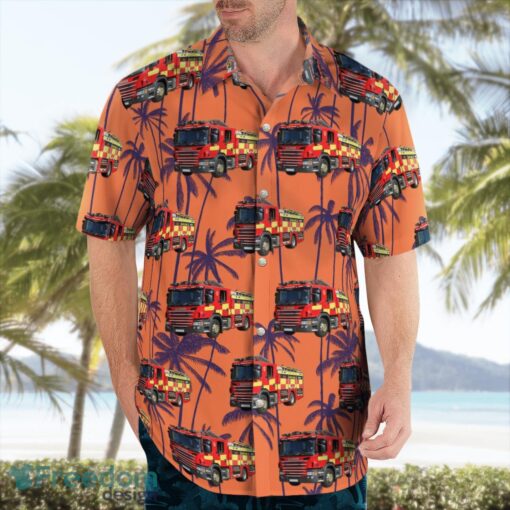 Hertfordshire Fire and Rescue Service Summer Hawaiian Shirt Product Photo 4