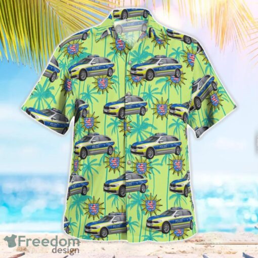 Hessen State Police Hessische Polizei Summer Hawaiian Shirt Product Photo 3