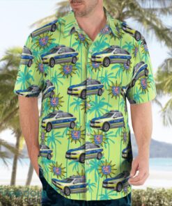 Hessen State Police Hessische Polizei Summer Hawaiian Shirt Product Photo 4