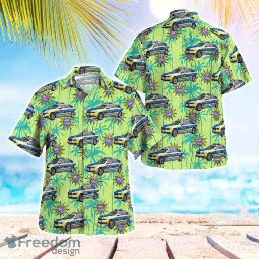 Hessen State Police Hessische Polizei Summer Hawaiian Shirt Product Photo 1