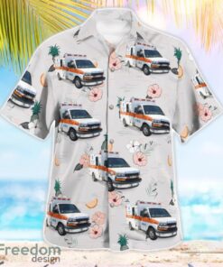 Highlands County EMS 3D Hawaiian Shirt Product Photo 2