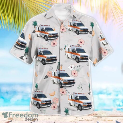 Highlands County EMS 3D Hawaiian Shirt Product Photo 2