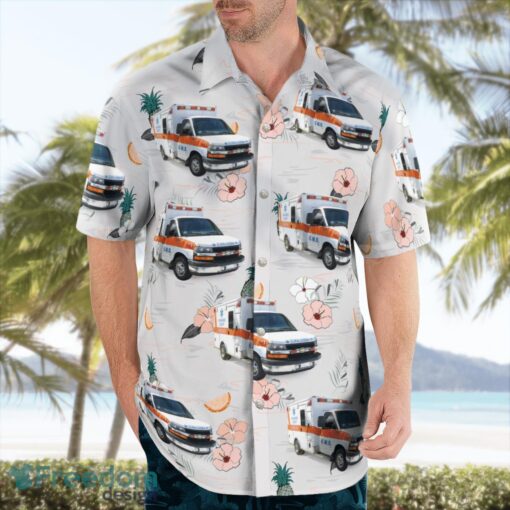 Highlands County EMS 3D Hawaiian Shirt Product Photo 3