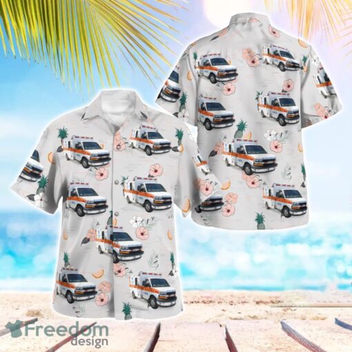 Highlands County EMS 3D Hawaiian Shirt Product Photo 1