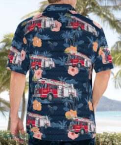 Highlands Fire Department, North Carolina 3D Hawaiian Shirt Product Photo 2