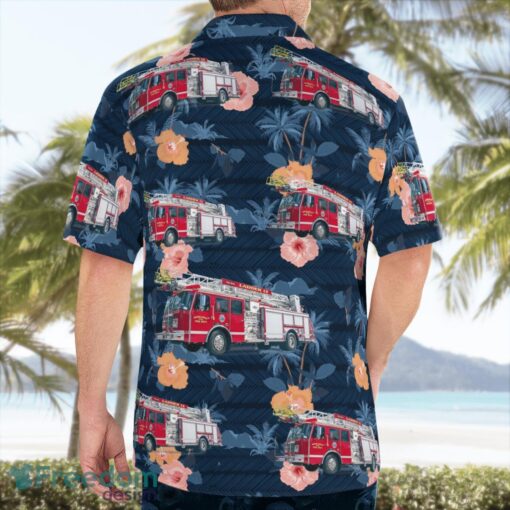 Highlands Fire Department, North Carolina 3D Hawaiian Shirt Product Photo 2