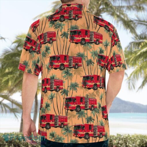 Hillandale Volunteer Fire Department Montgomery County, Maryland Summer Hawaiian Shirt Product Photo 2