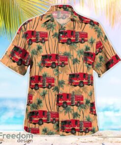 Hillandale Volunteer Fire Department Montgomery County, Maryland Summer Hawaiian Shirt Product Photo 3