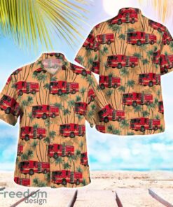 Hillandale Volunteer Fire Department Montgomery County, Maryland Summer Hawaiian Shirt