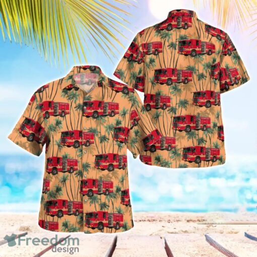 Hillandale Volunteer Fire Department Montgomery County, Maryland Summer Hawaiian Shirt Product Photo 1