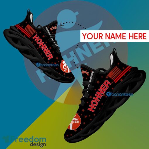 Hohner Sport Sneaker Visual Custom Name Gift Max Soul Shoes USA Flag Star New For Fans - Hohner Running Shoes New Trending Personalized Photo 1