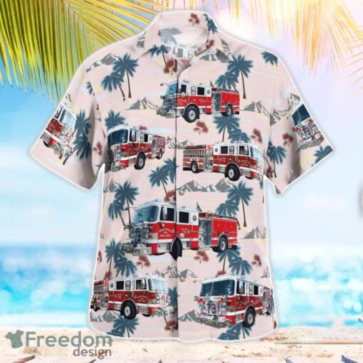 Hollywood Volunteer Fire Department 3D Hawaiian Shirt Product Photo 2