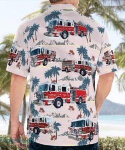 Hollywood Volunteer Fire Department 3D Hawaiian Shirt Product Photo 4