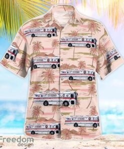 Hopkins County EMS AMBUS 3D Hawaiian Shirt Product Photo 2