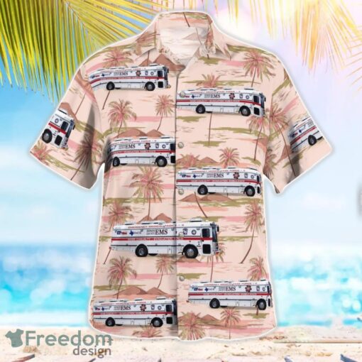 Hopkins County EMS AMBUS 3D Hawaiian Shirt Product Photo 2