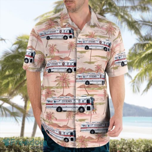 Hopkins County EMS AMBUS 3D Hawaiian Shirt Product Photo 3