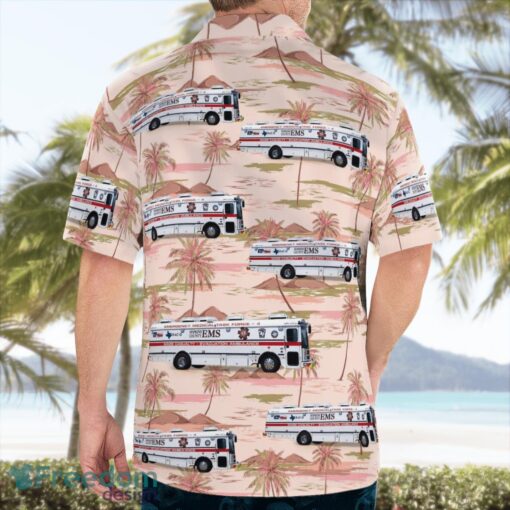 Hopkins County EMS AMBUS 3D Hawaiian Shirt Product Photo 4