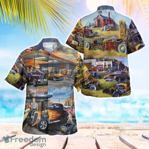 Hot Rod Hawaiian Shirt Beach Shirt Summer Holiday Gift Product Photo 1