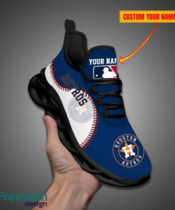 Houston Astros MLB Personalized Name Max Soul Shoes New Gift Product Photo 2