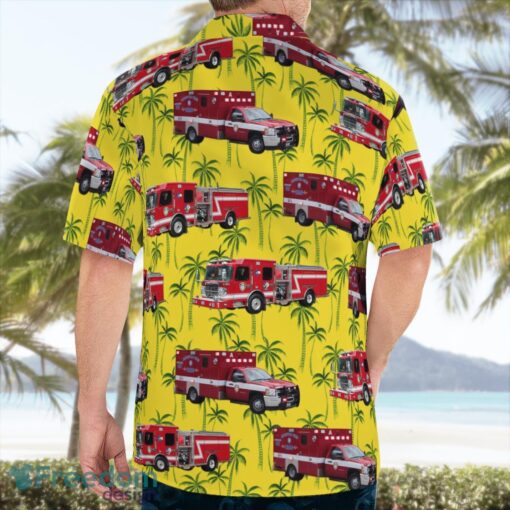 Houston Fire Department (HFD) Houston, Texas Summer Hawaiian Shirt Product Photo 2