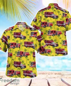 Houston Fire Department (HFD) Houston, Texas Summer Hawaiian Shirt Product Photo 1