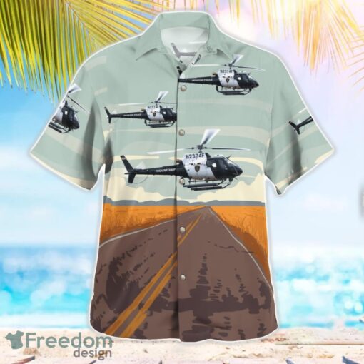 Houston Police Department H125 Airbus N2374F Beach Hawaiian Shirt Summer Gift Product Photo 3