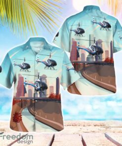 Houston Police Department Schweizer 333 (269D) 3D Hawaiian Shirt