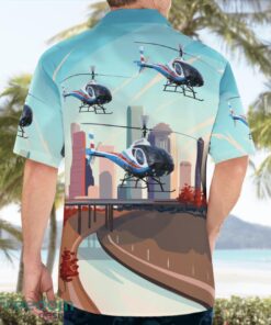 Houston Police Department Schweizer 333 (269D) 3D Hawaiian Shirt Product Photo 4