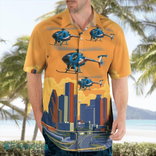 Houston Police Helicopter 78F (N5278F) Beach Hawaiian Shirt Summer Gift Product Photo 3