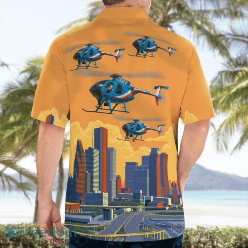 Houston Police Helicopter 78F (N5278F) Beach Hawaiian Shirt Summer Gift Product Photo 4