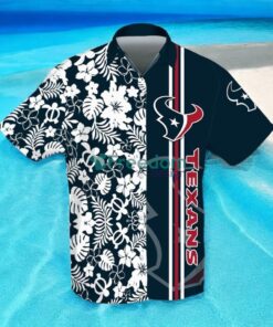 Houston Texans 3D Flower Hibiscus Hawaiian Shirt Houston Texans 3D Flower Hibiscus Hawaiian Shirt