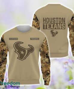 Houston Texans Autumn season Hunting Gift AOP T-Shirt Sweatshirt Hoodie Zip Hoodie Custom Name For Fans Product Photo 2