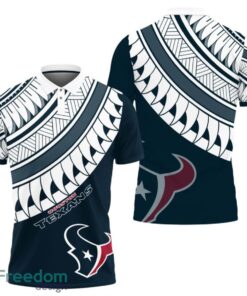 Houston Texans Polynesian Pattern Polo Shirt