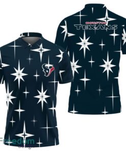 Houston Texans Sparkle Pattern Polo Shirt