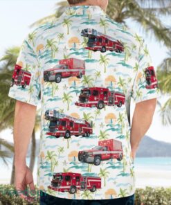 Houston, Texas, Houston Fire Department Aloha Hawaiian Shirt Product Photo 2