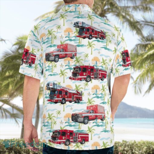 Houston, Texas, Houston Fire Department Aloha Hawaiian Shirt Product Photo 2