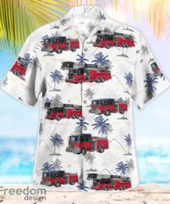 Hudson, New York, City of Hudson Fire Department Beach Hawaiian Shirt Product Photo 2