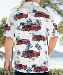 Hudson, New York, City of Hudson Fire Department Beach Hawaiian Shirt Product Photo 1