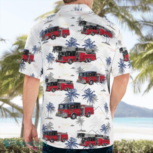 Hudson, New York, City of Hudson Fire Department Beach Hawaiian Shirt Product Photo 1